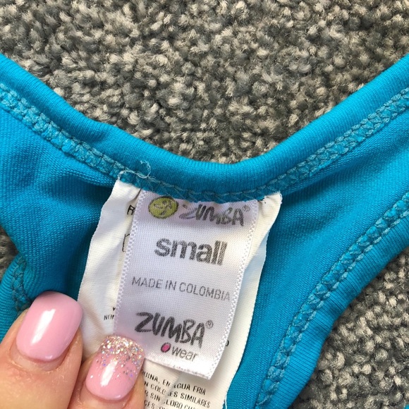 Zumba Sports Bra Sz S - Picture 3 of 3